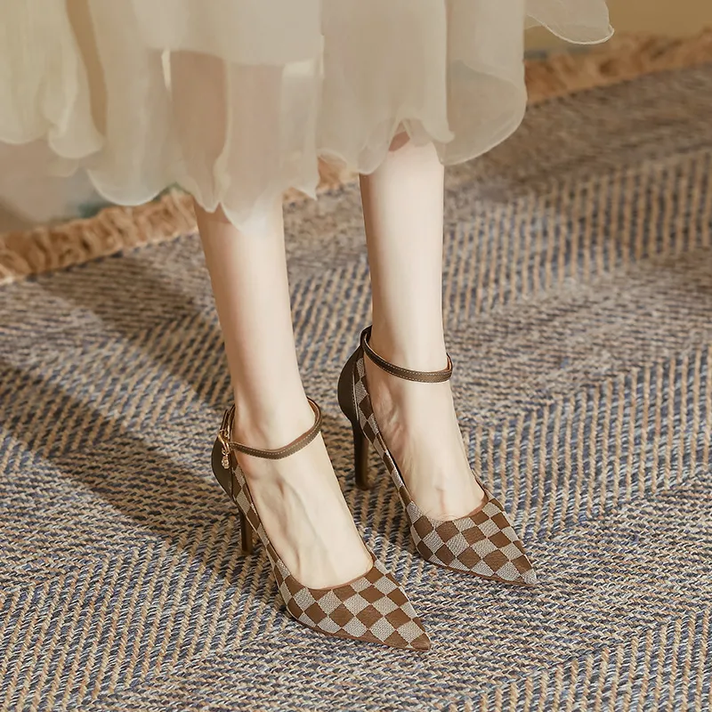 Glamorous Colorblock High Heels-2
