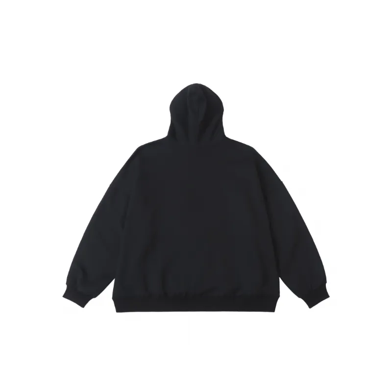 New High Street Style Leather Heavy Industry Embroidered Hoodie-2