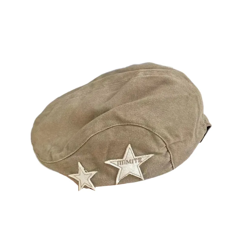 Retro Simple Beret Women-0