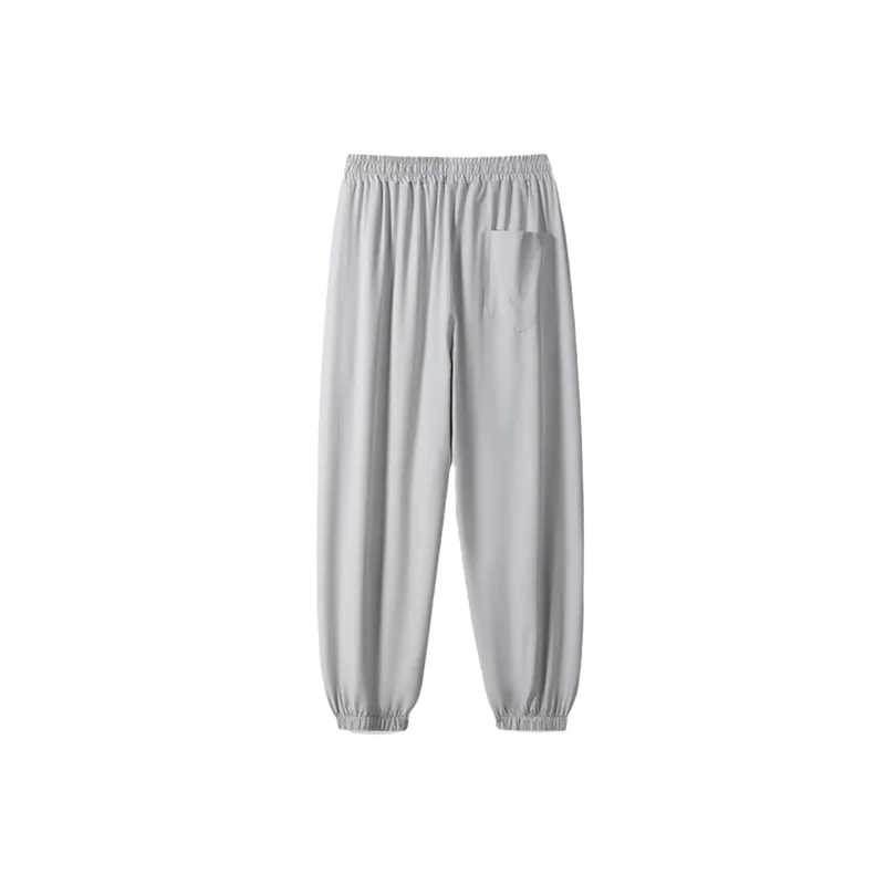 Sporty Loose Polyester Casual Pants-1