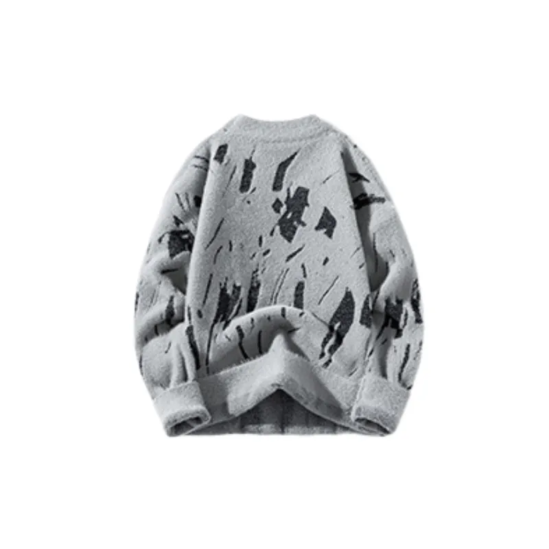 Casual Loose Polyester Sweater-1