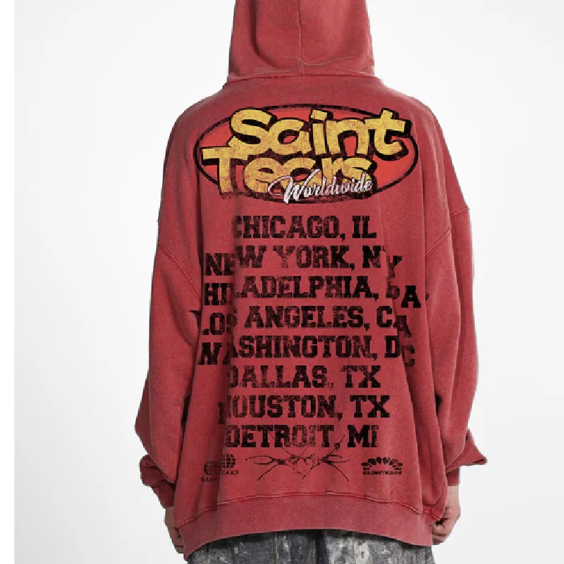 Funky Washed Distress Sweatshirt-3