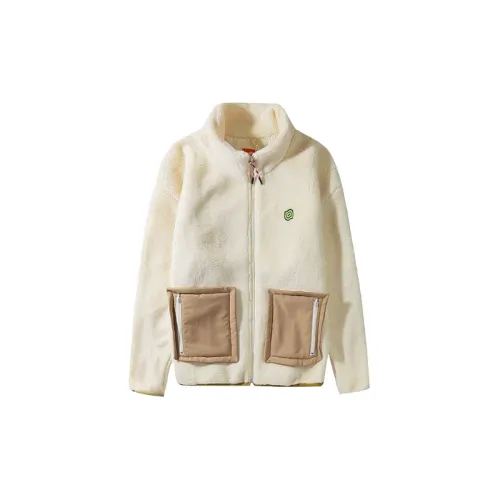 Color blocked Oversized Wool Coat