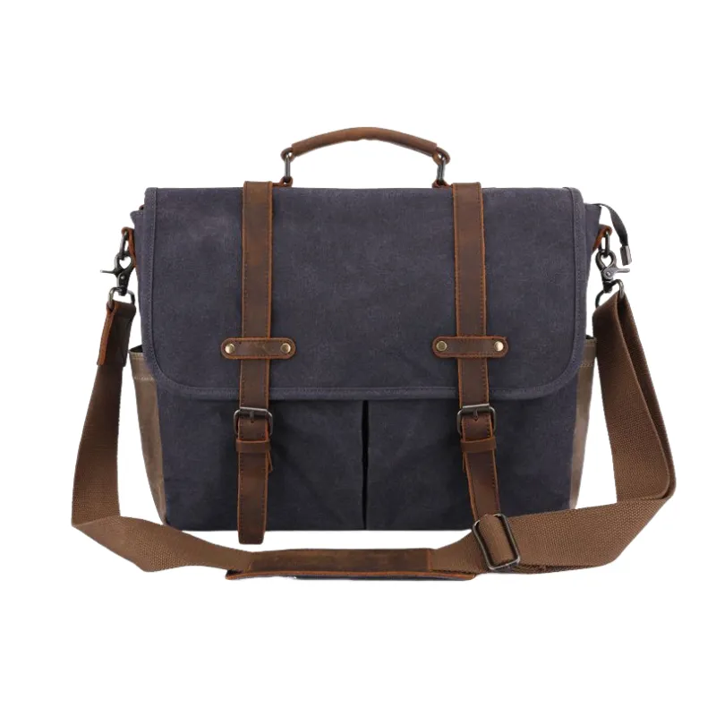Simple Retro Crossbody Bag Man-0