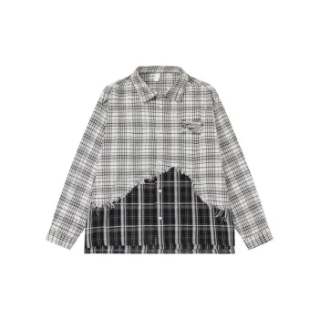 Retro Plaid Long Sleeve Shirt