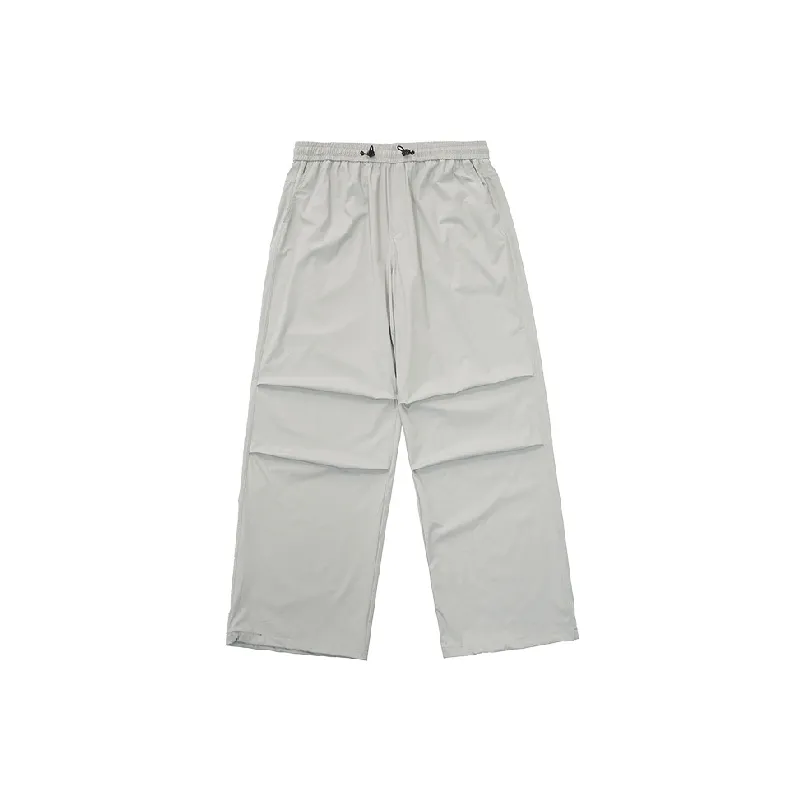 Simple Lightweight Nylon Casual Pants Unisex-5