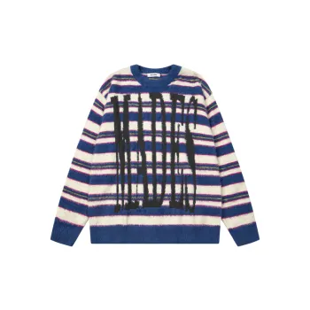 Loose Retro Cotton Blended Fabric Sweater