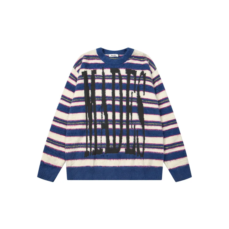 Loose Retro Cotton Blended Fabric Sweater-7