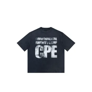 Pure Cotton Washed Print T Shirt