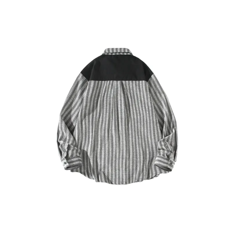 Casual Retro Long Sleeve Shirt-1