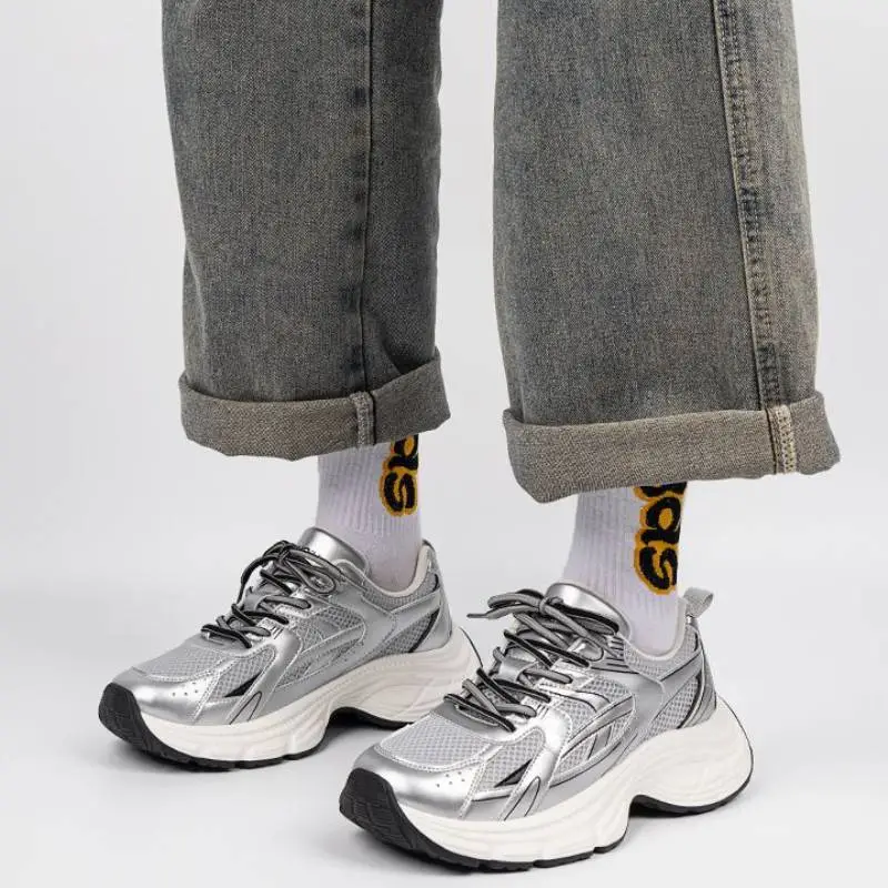 Retro Breathable Chunky Sneakers-2