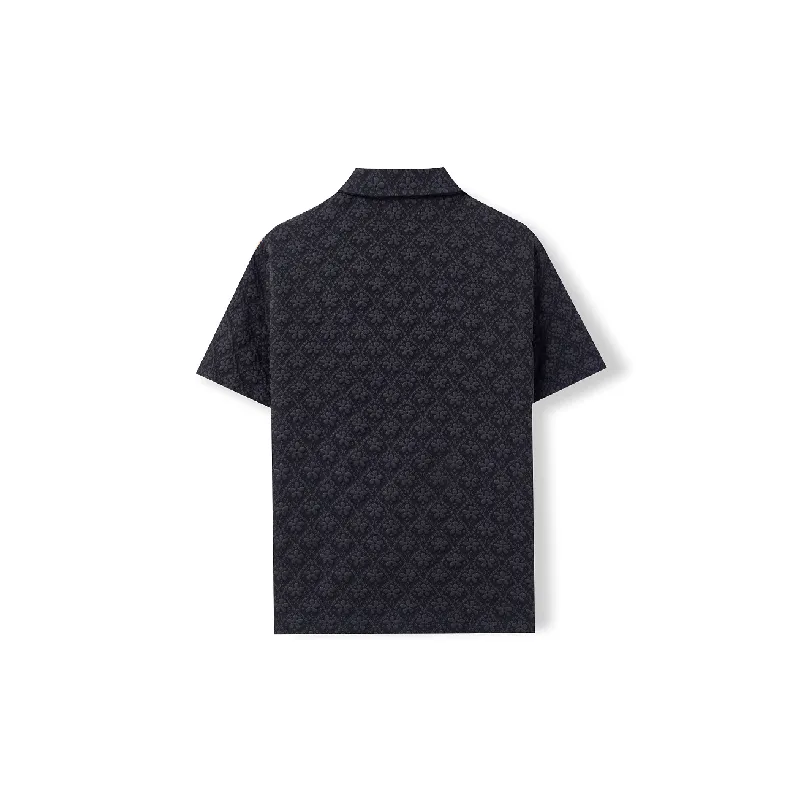 Fashionable Plain Polyester Shirt-7