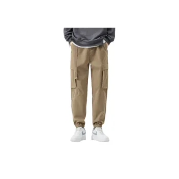 Multi Pocket Workwear Loose Pants