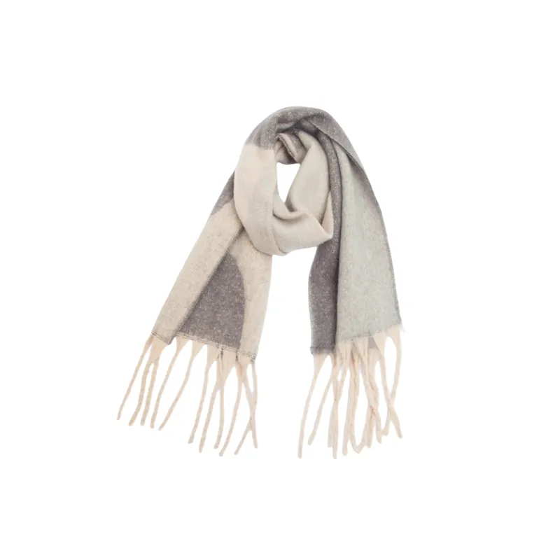 Casual Striped Knit Scarf-5