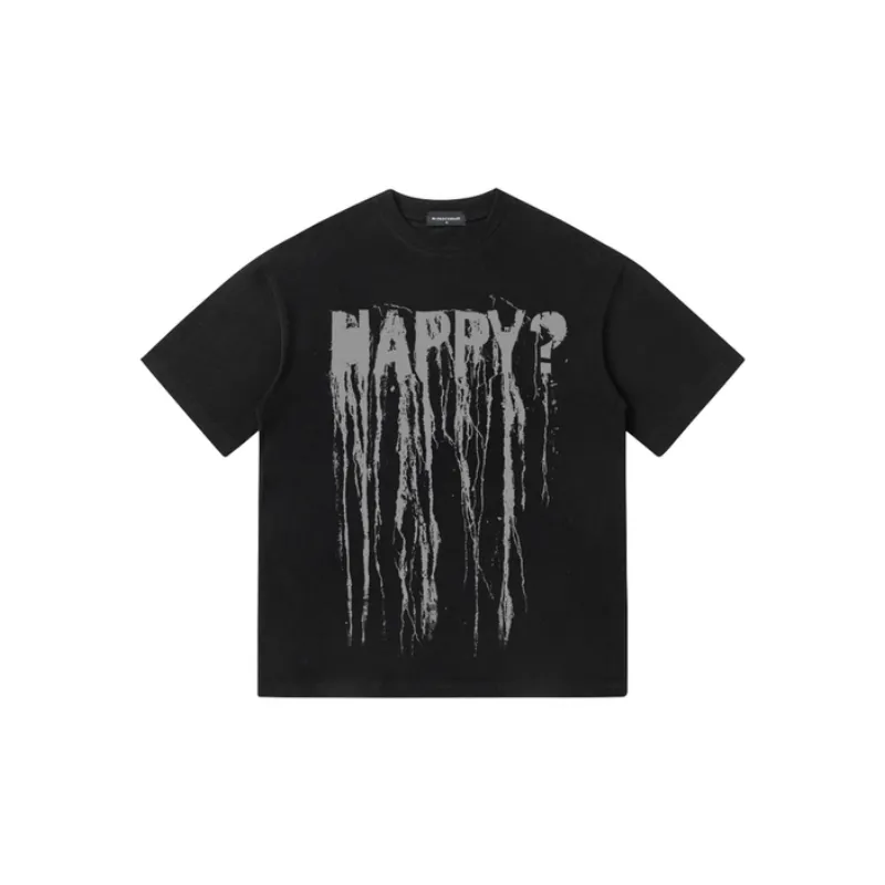 Loose Straight Hip Hop T Shirt-4