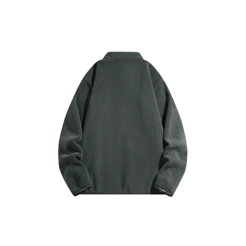 Casual Sporty Warming Velvet Jacket-4