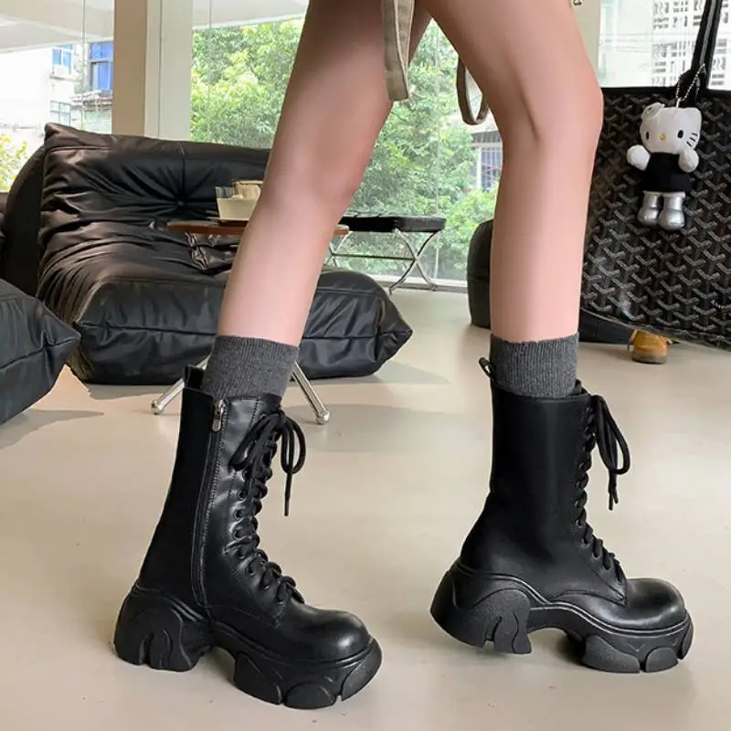 Simple Plain Ankle Boots-2