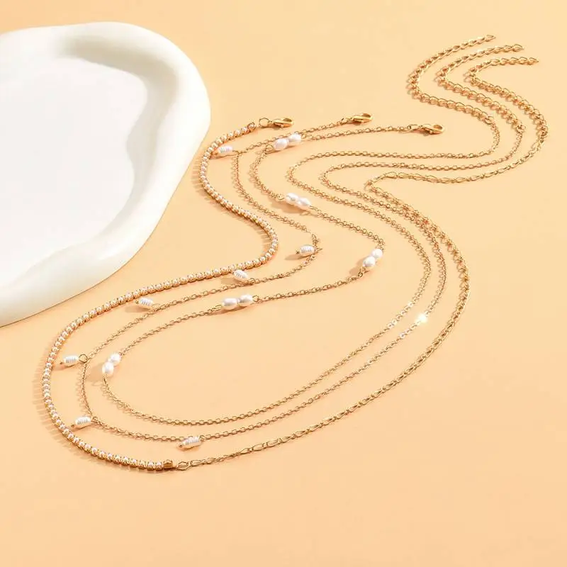 Simple Pearls Waist Chain-5