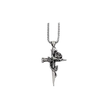 Retro Trendy Cross Necklace