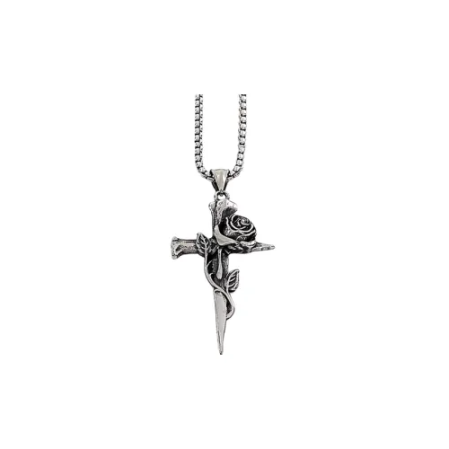 Retro Trendy Cross Necklace