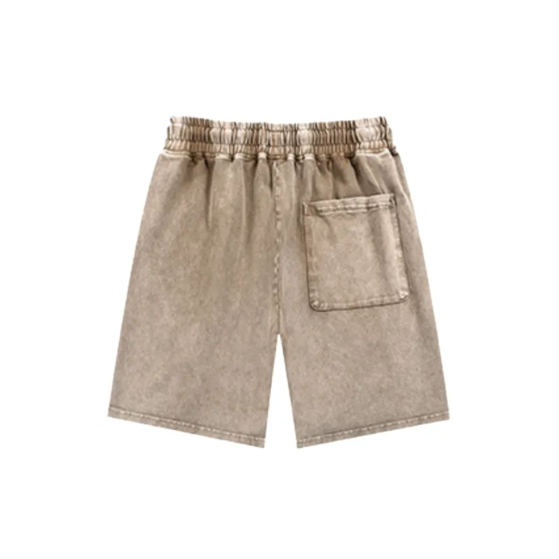 Retro Simple 100% Cotton Casual Shorts-13