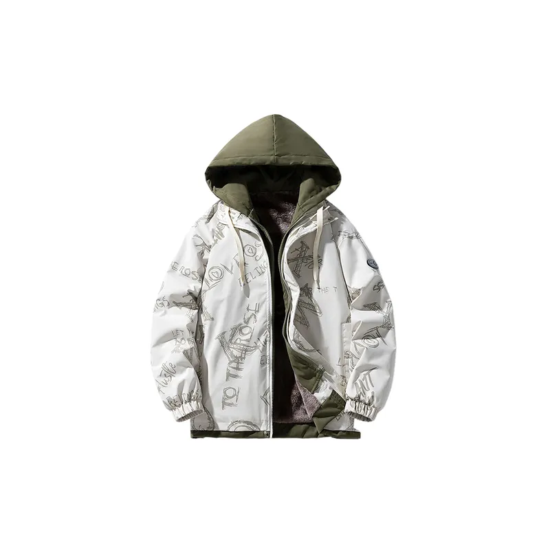 Casual Warm Polyester Jacket-3