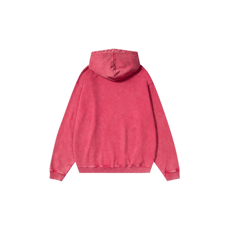 Retro Batik Wash Water Old Hoodie-11