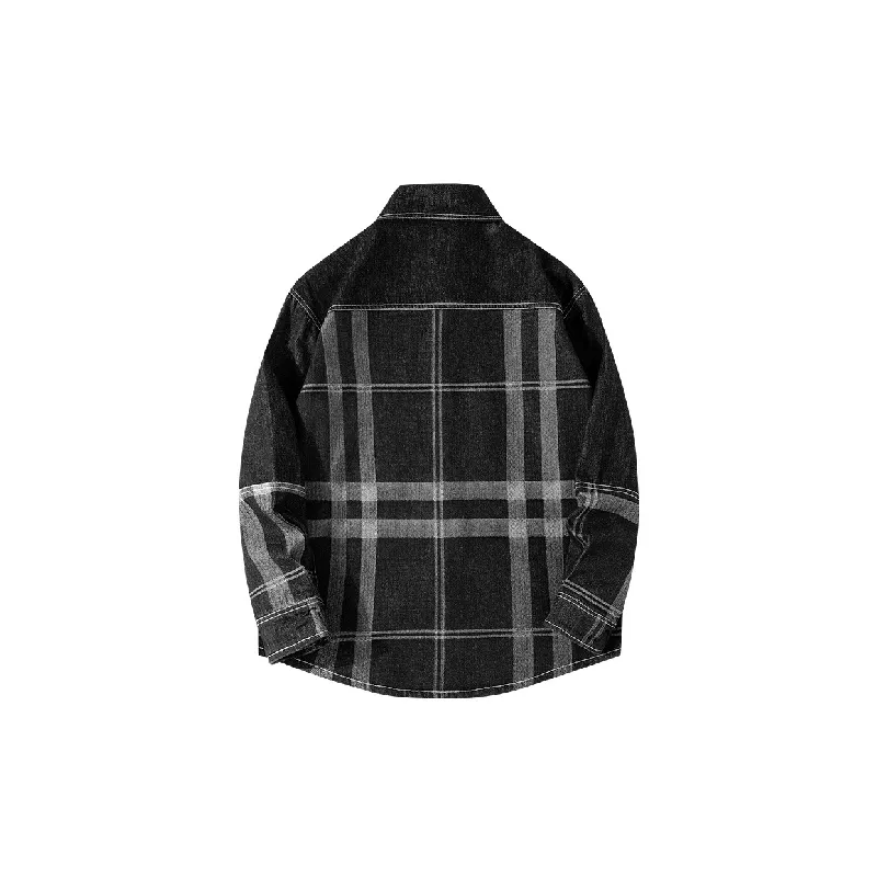 Fashionable Plaid Jacket-1