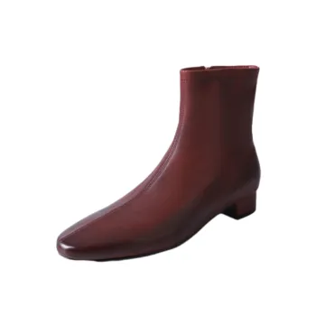 Retro Distress Ankle Boots