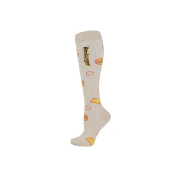 Sporty Breathable Nylon Blend Mid Calf Sock