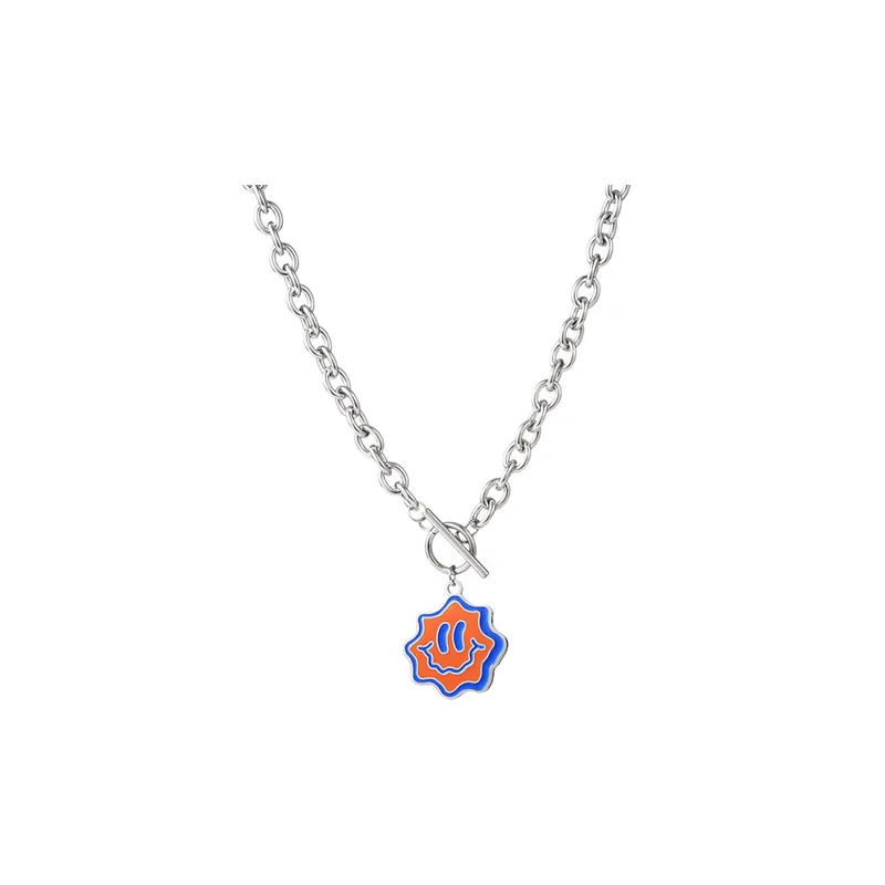 Wave Pendant Necklace-0