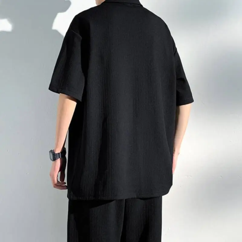 Casual Versatile Comfortable Style Polo Suit-2