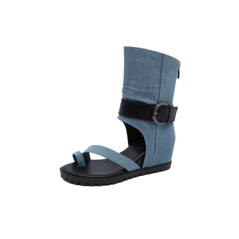 Fashionable Funky Ankle Boots-0