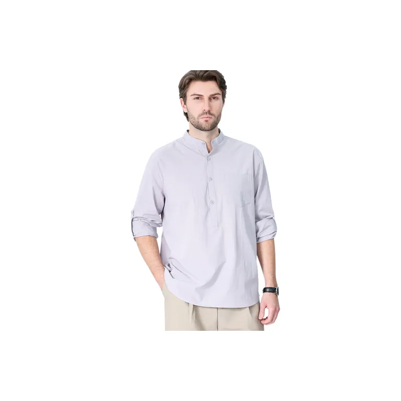 Casual Plain Shirt-4