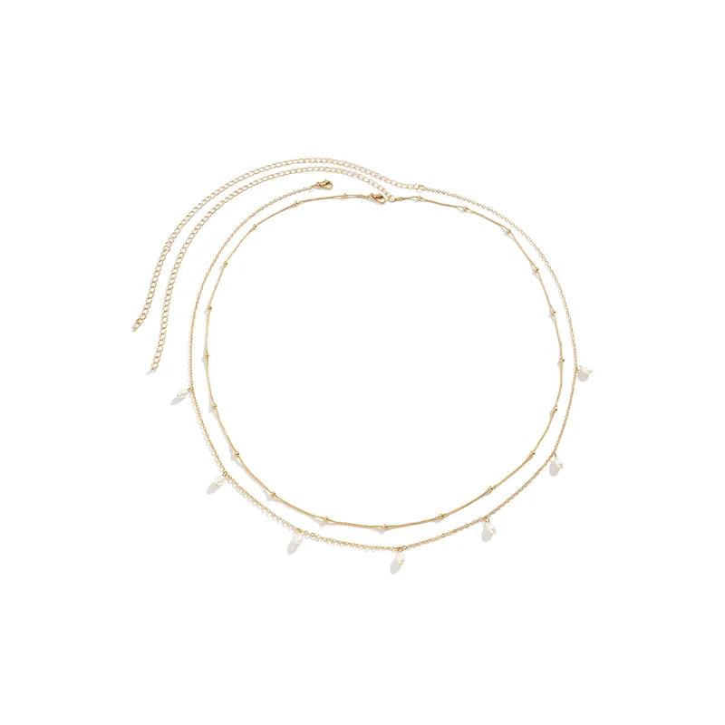Retro Pearls Waist Chain Women-2