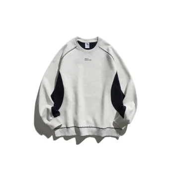 Outdoor Contrast Printed Crewneck Sweatshirt