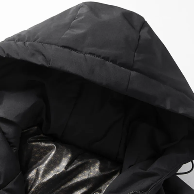 Simple Water Resistant Blended Synthetic Fabrics Jacket-14