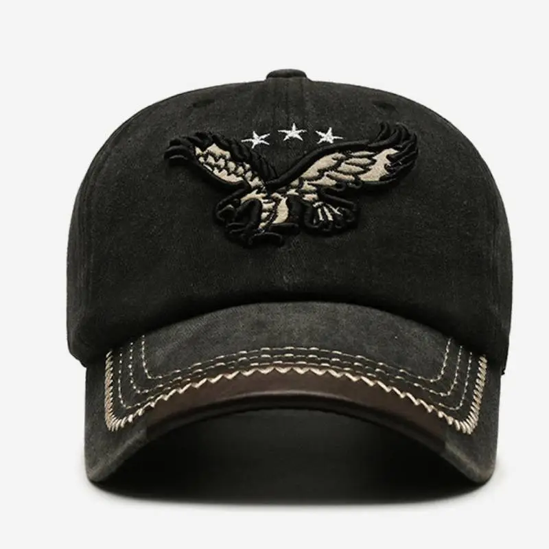 Retro Simple Peaked Cap Man-2