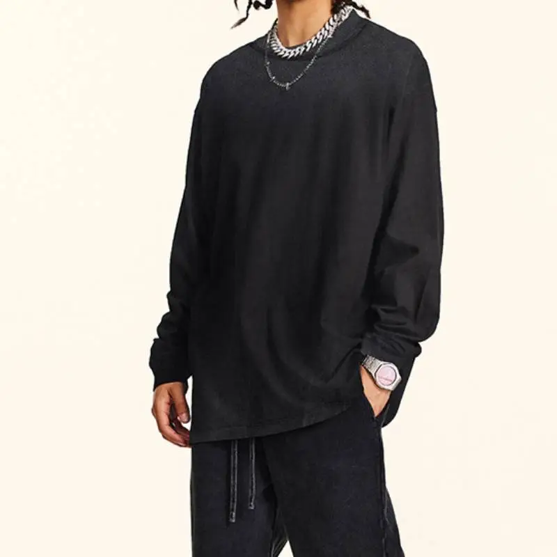 Street Washed 100% Cotton T Shirt-2
