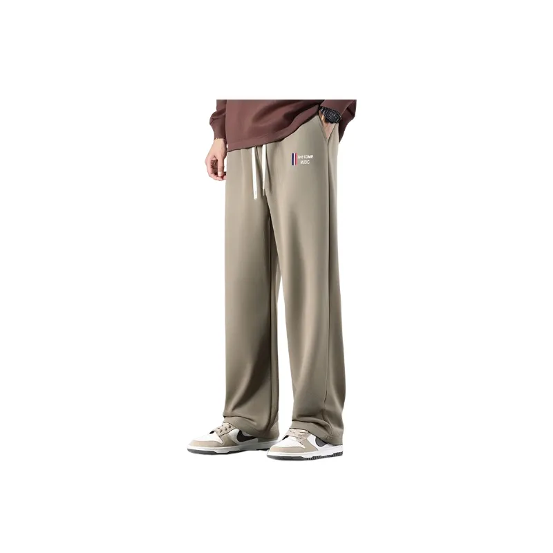 Casual Plain Huacotton Sports Pants-2