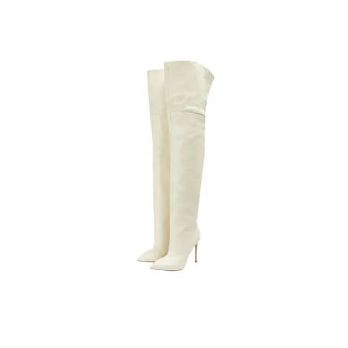 Fashion Plain Thigh High Boots