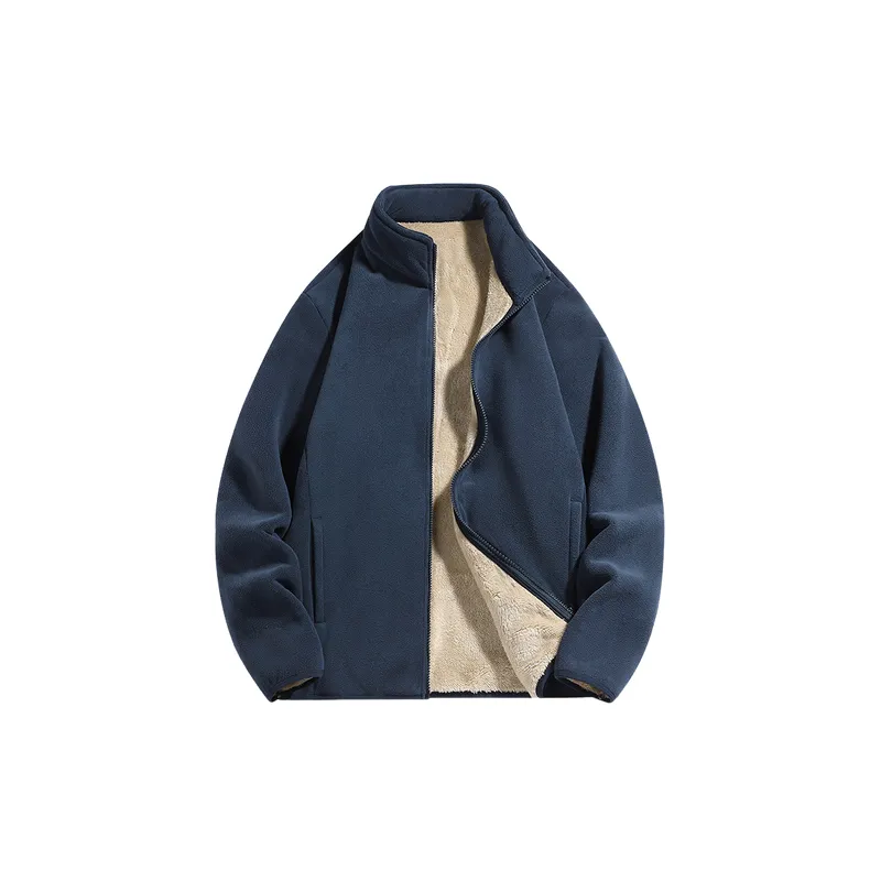 Casual Sporty Warming Velvet Jacket-0