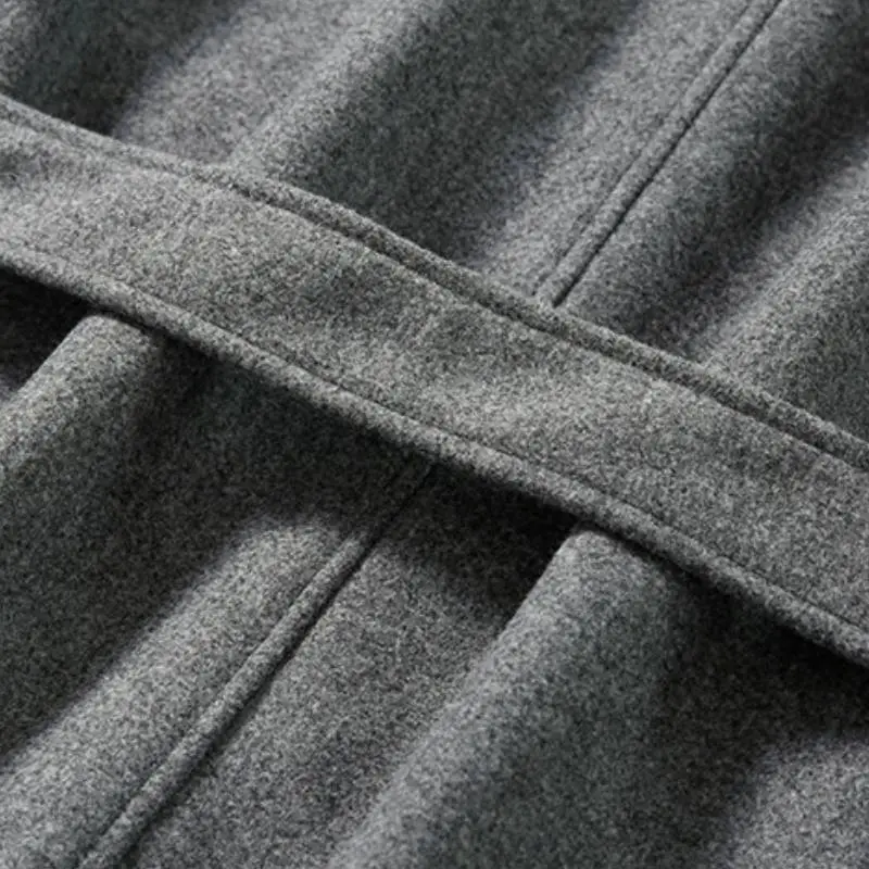 Casual Fashionable Cotton Blended Fabric Coat-5