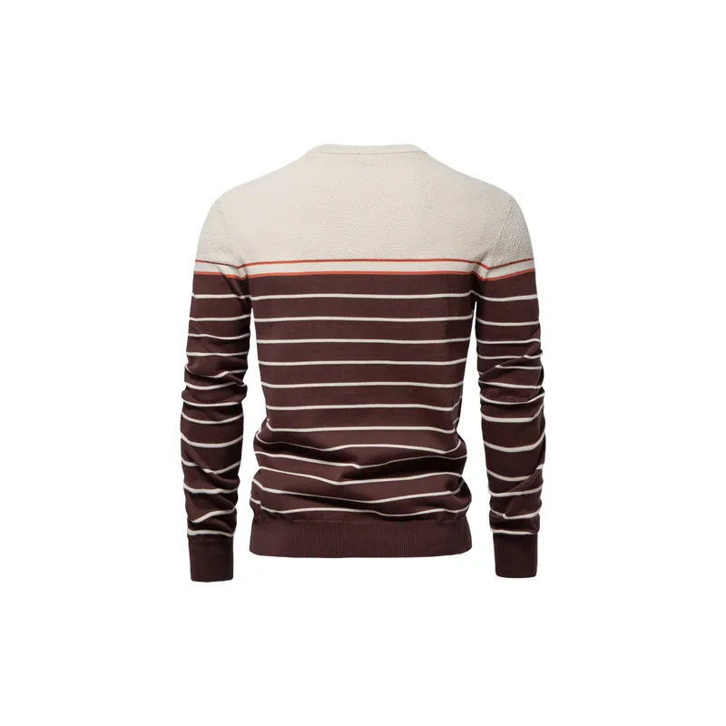 Striped Fashionable Sweater-7