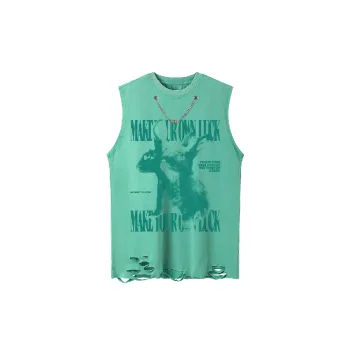 Retro Loose Cotton Vest