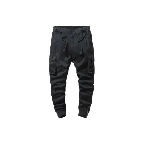 Retro Casual Bamboo Fiber Cargo Pants