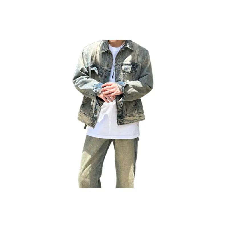 Retro Simple Denim Jacket-0