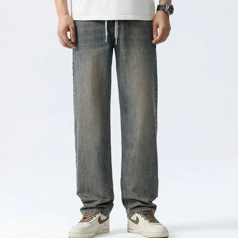 Retro Straight Leg Jeans-2