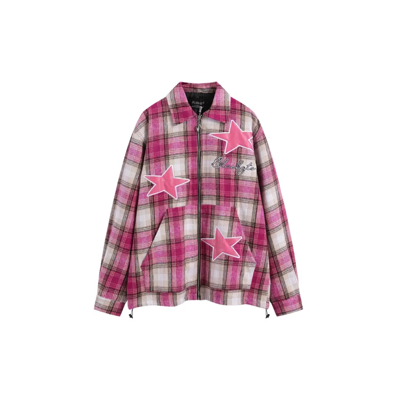 Star Plaid Jacket-3