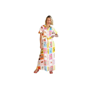 Fashionable Casual Linen Dress Women